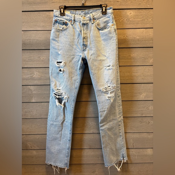 Levi's Denim - Levi’s Women’s 501 Distressed Jeans